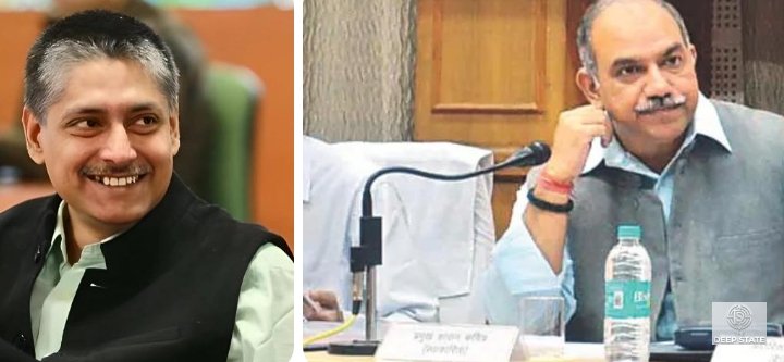 Senior IAS officer Akhil Arora,Abhay Kumar,
