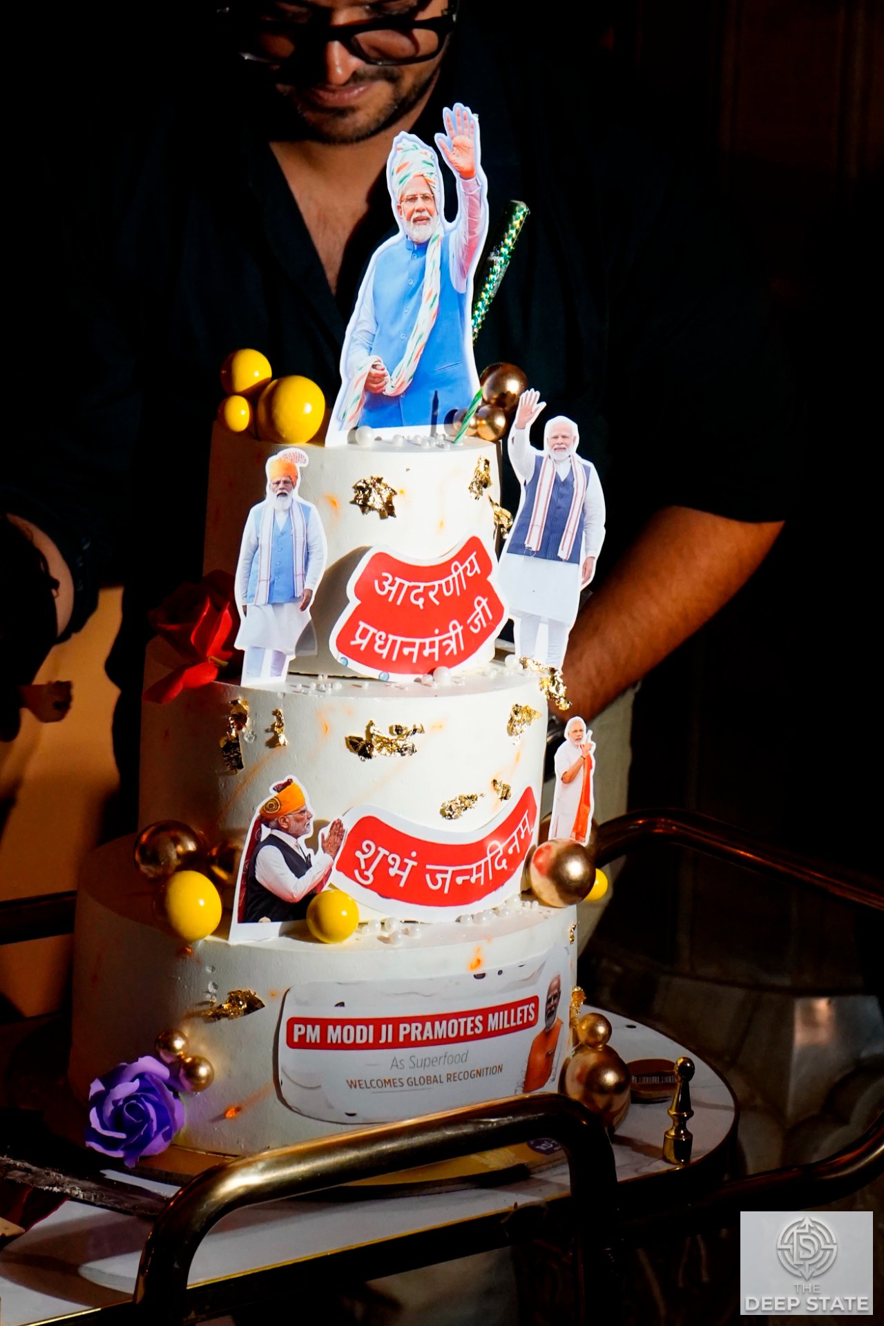 At the inauguration event last evening, a special millet cake cutting ceremony was held on the occasion of Prime Minister Narendra Modi’s birthday.