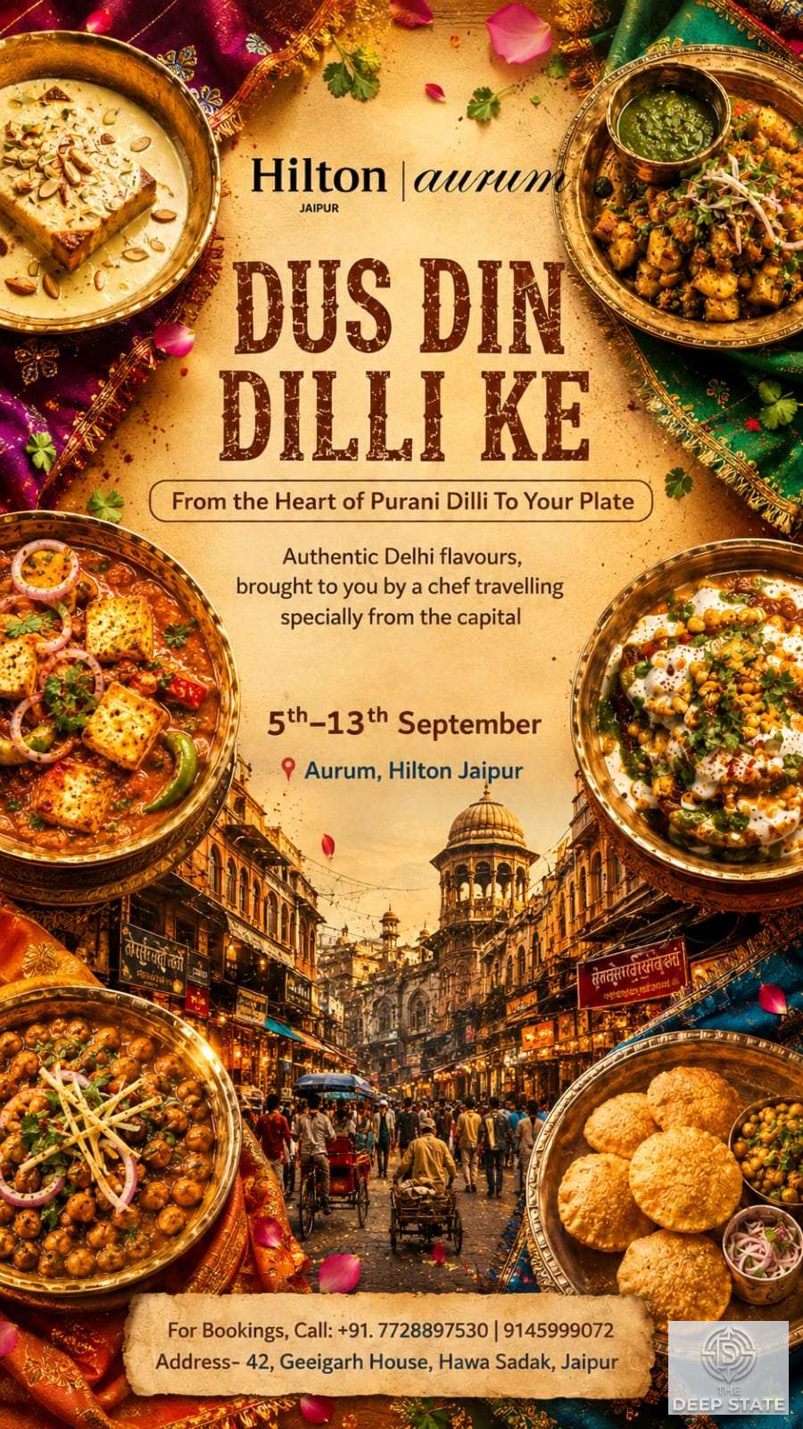 Hilton Jaipur Brings Delhi’s Culinary Heritage to the Pink City With ‘Dus Din Dilli Ke’